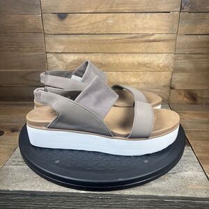 SKECHERS Womens Size 7 Summer Rose 'Sheer Grace' Platform Casual Sandals